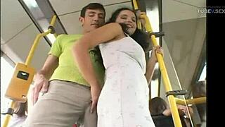 Beauties getting banged and groped on some bus